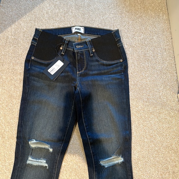 Paige Verdugo Ankle Maternity Jeans - Picture 2 of 3